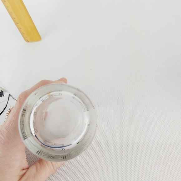 DOMINION vintage drinking glasses Gold and Black lot of 2 - Picture 8 of 9